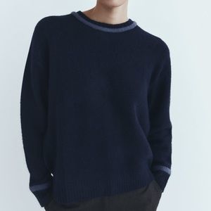 ZARA OPEN BACK KNIT SWEATER